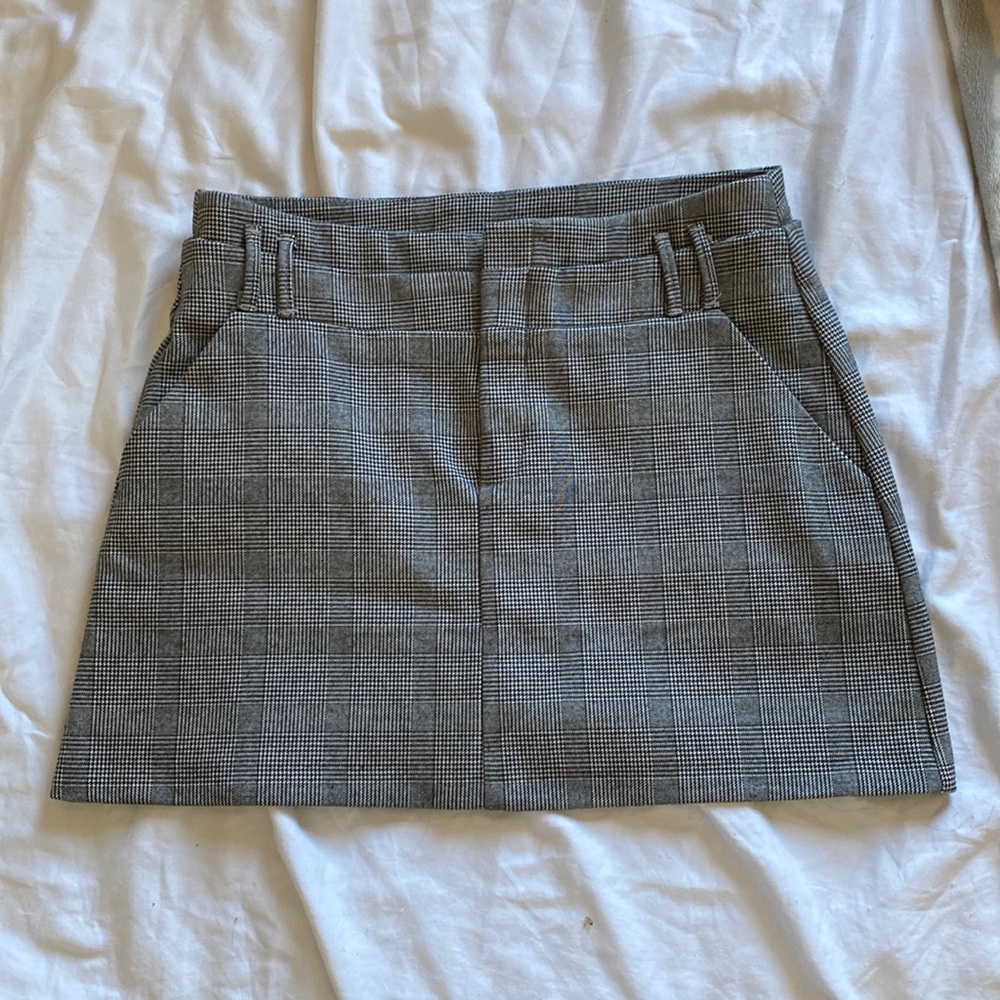 Mini Plaid Skirt